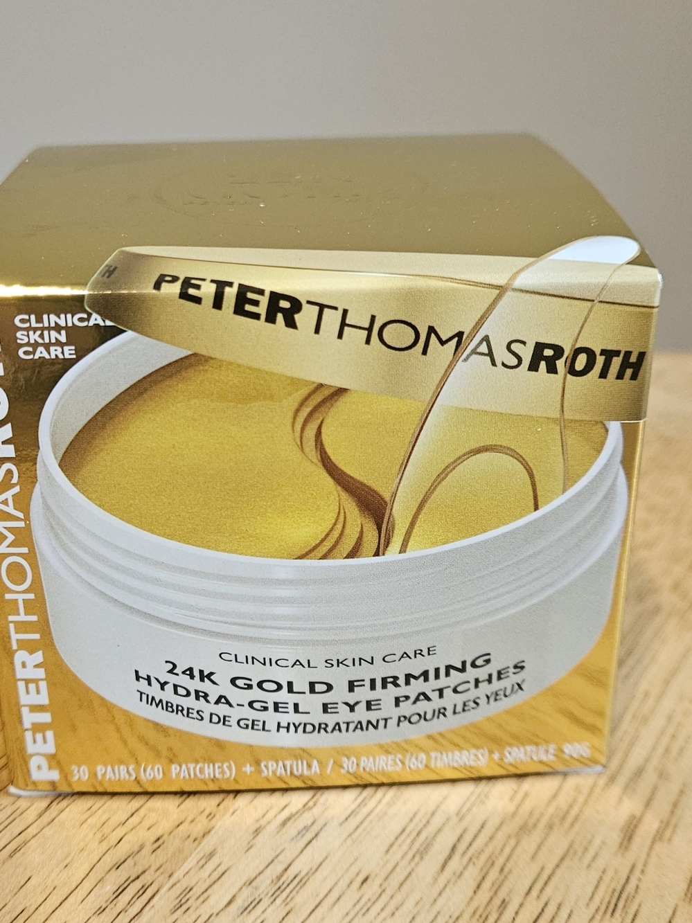 Peter Thomas Roth 24K Gold Firming Hydra-Gel Eye Patches — New In Box